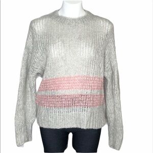 Rag & Bone Iceland Striped Wool Blend Sweater med